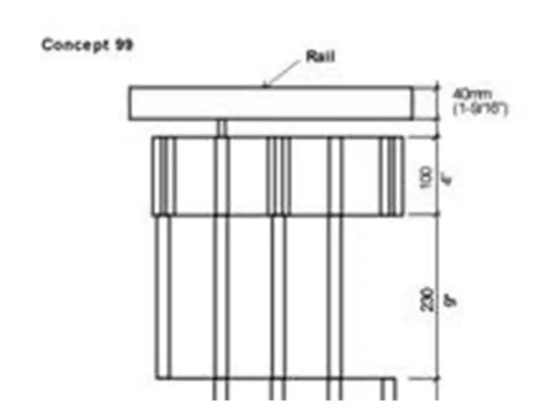 Reliable Folding Concept 99 Security Grille